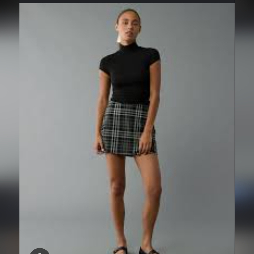 American Eagle Knit it Plaid Skort. Size S.